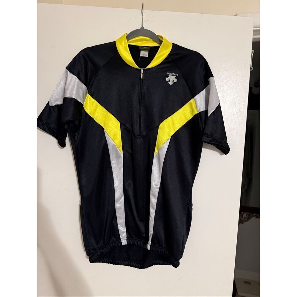 Vintage DESCENTE Men's Cycling Jersey Shirt Size XL